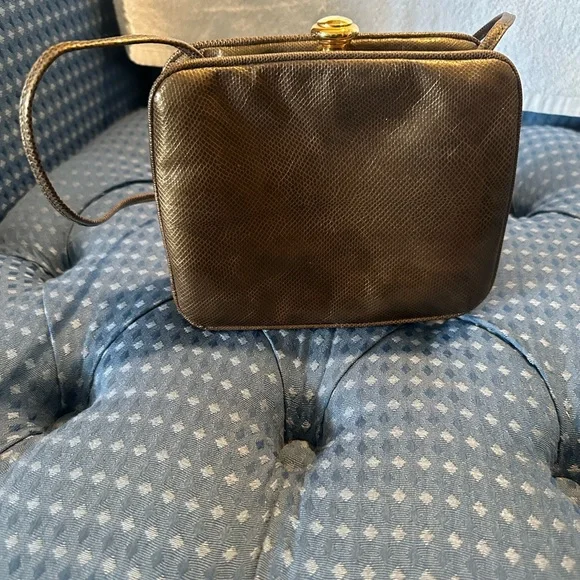 Authentic Vintage Susan Gail Genuine Snake Bellido Purse - Picture 3 of 9